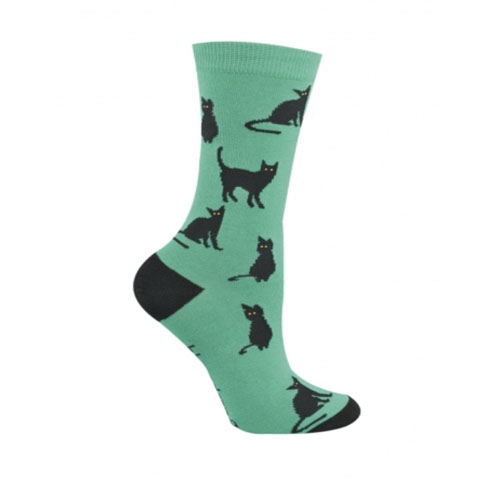 Dress Socks Black Cats - L & R Belts and Boots